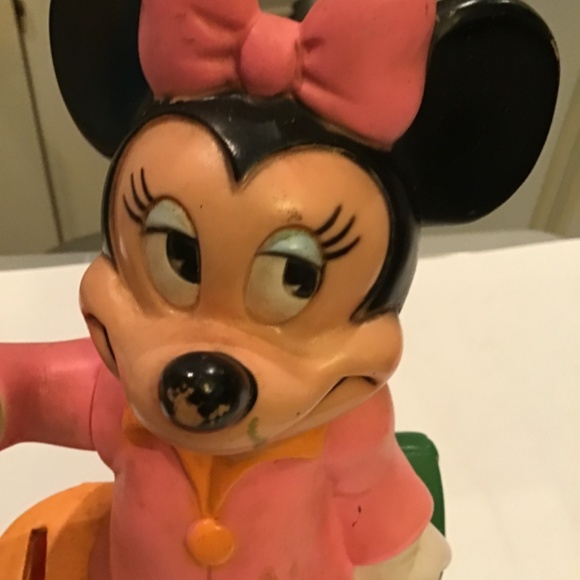 Vintage Minnie Mouse Bank Walt Disney Production-Home Kids Collectables Holiday - Picture 5 of 8